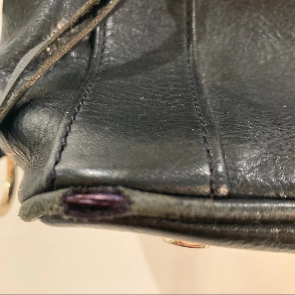 REBECCA MINKOFF  Large Leather Satchel w/ Handles and Strap Fun Lining - Picture 8 of 14